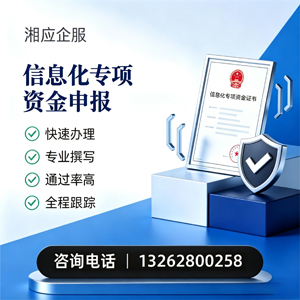 邯郸信息化专项资金申报服务