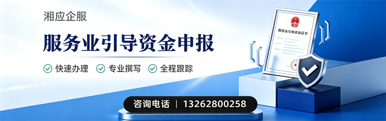 邯郸服务业引导资金申报服务