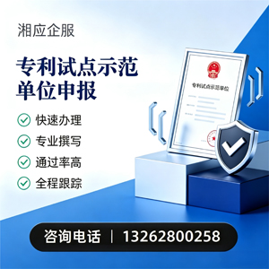 邯郸专利试点示范单位申报服务