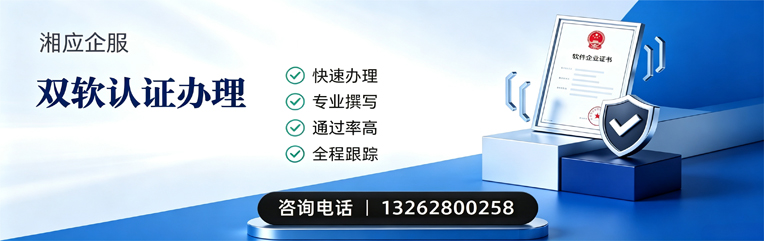 邯郸双软认证申报服务